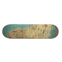 Planche à roulettes vintage de l'Afrique