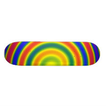 Planche spirale arc-en-ciel skateboards customisés