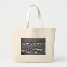 Plane Pattern Above Aspen CO Tote Bags