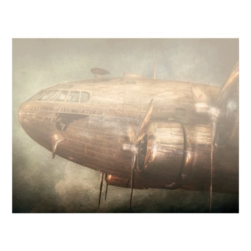 Plane - Pilot - The flying cloud Personalized Letterhead
