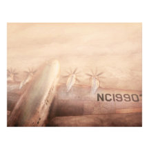Plane - Pilot - Tropical getaway Letterhead Template