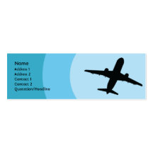 Plane - Skinny Business Card Template