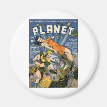 Planet Comics Fridge Magnet