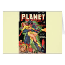 Planet Comics No 70 Greeting Card