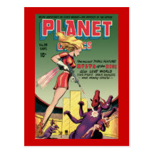 Planet Comics Postcards
