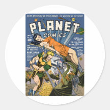 Planet Comics Sticker