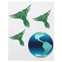 Planet Earth and Birds Custom Flyer