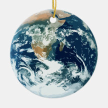 Planet Earth Christmas Ornaments