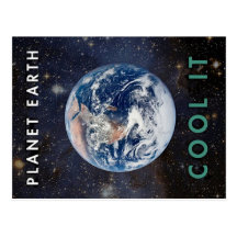 planet earth / cool it post cards