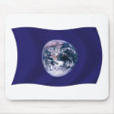 Planet Earth Flag Mousepad