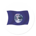 Planet Earth Flag Sticker