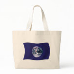 Planet Earth Flag Tote Bag