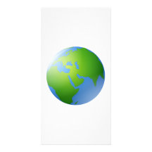 Planet Earth Globe Picture Card