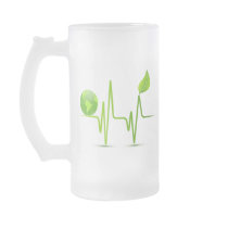 PLANET EARTH HEART MONITOR MUG