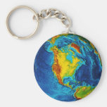 Planet Earth Keychain