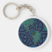 Planet Earth keychain