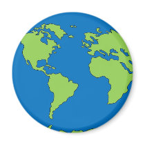 Planet Earth Refrigerator Magnets