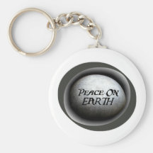 Planet Earth Model Key Chain