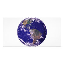 Planet Earth Photo Greeting Card