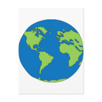 Planet Earth Post Card
