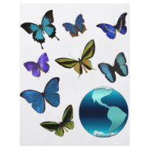 Planet Earth with Butterflies