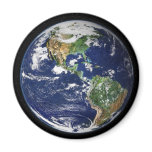 Planet Earth with the Moon in the Background Fridge Magnets