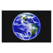 Planet Earth World Globe Custom Stationery