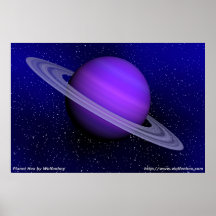 Planet Hex Print