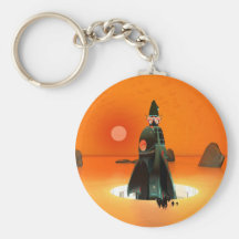 Planet Inferno Launch Keychain