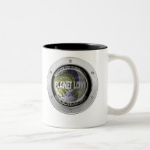 Planet Love Coffee Mugs