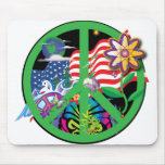 Planet Peace US Mousepad