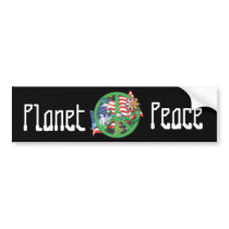 Planet Peace USA Bumper Stickers