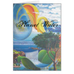 PLANET WATER  by Leomariano Greeting Cards