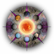 Planetary Mandala Photo Sculpture