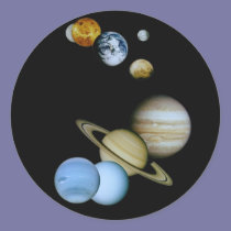Planetary Montage stickers
