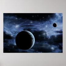 Planète isolée posters