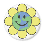 Planetpals-Flower Power Love Earth Design Refrigerator Magnets