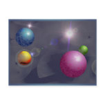 Planets Postcard
