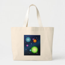 Planets Suns Stars Space Design Bags