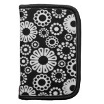Planificateur floral noir et blanc agendas folio