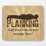 Planking, Cool Lying Down Game mousepads