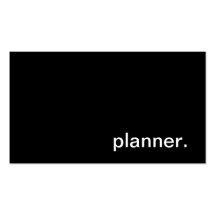 Planner Business Card