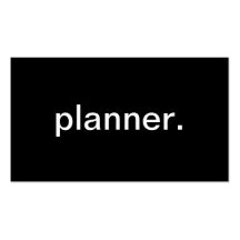 Planner Business Card