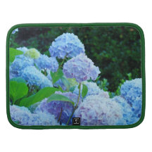 Planner Green Garden Blue Hydrangeas Floral
