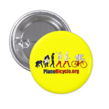 Plano Bicycle Association Evolution Artwork gifts Pinback Button