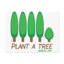 Plant a Tree - Arbor Day Postcards