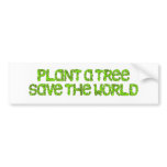 plant a tree bumper sticker
