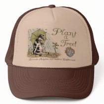 Plant a Tree Earth Day Cow Gear Trucker Hat