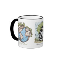 Plant a Tree Earth Day Cow Gear Mug