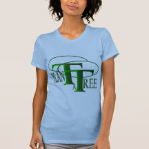 Plant a Tree Text Design Ladies Petite T-shirt